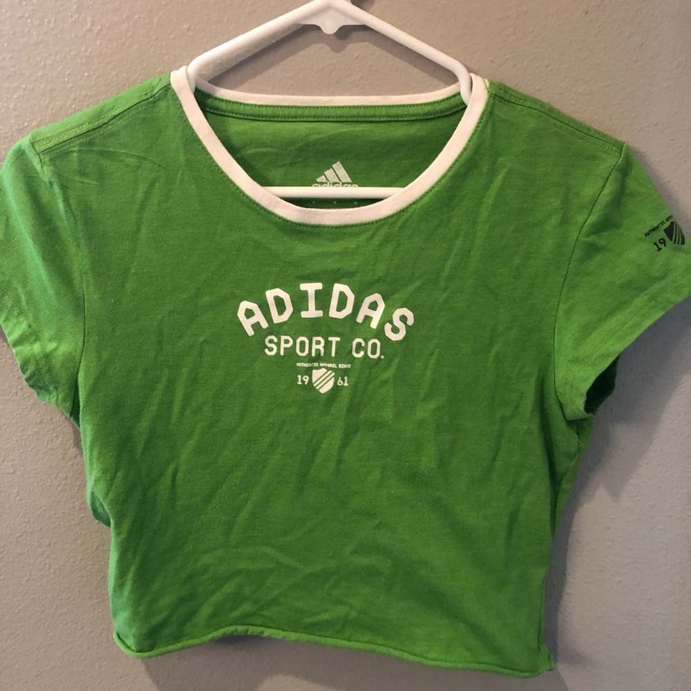 Vintage Adidas cropped T-shirt